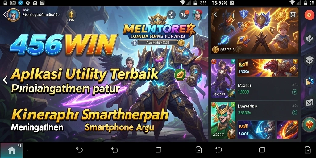 Tampilan antarmuka 456WIN yang sederhana dan efektif.