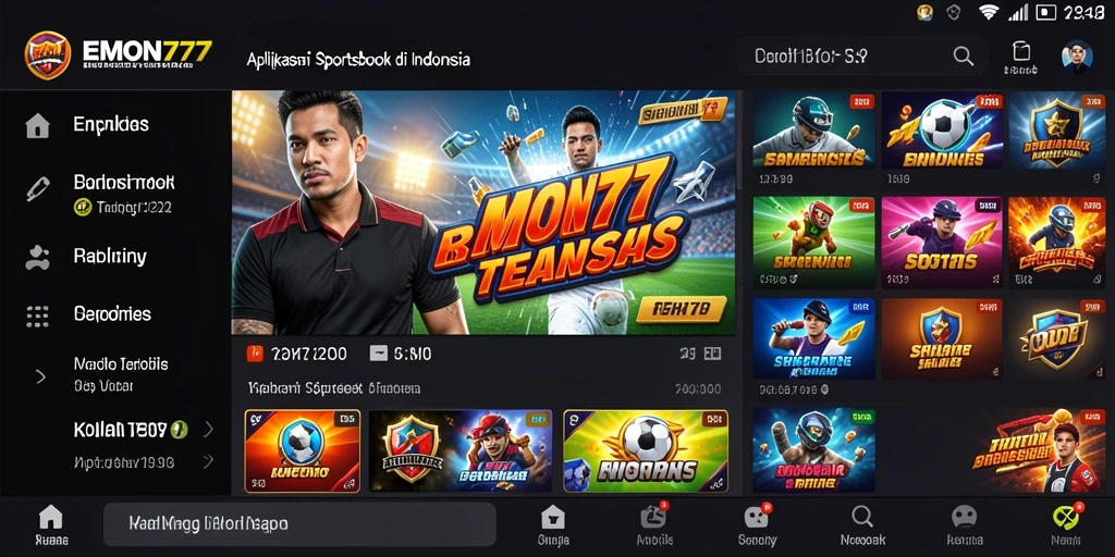 Screenshot utama EMON777 menunjukkan tampilan antarmuka taruhan olahraga yang menarik.