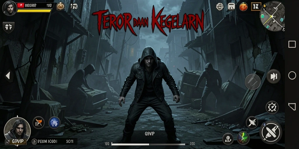 Gameplay seru dan mencekam dalam G9VIP yang menantang.