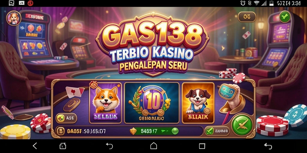 Tampilan gameplay GAS138 dengan model Kasino yang menarik.