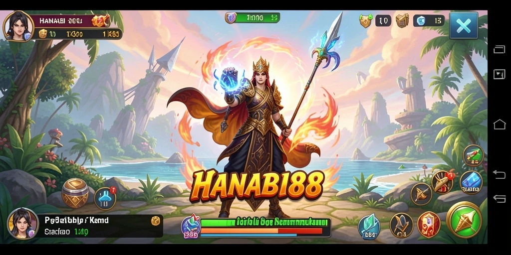 Tampilan gameplay HANABI88 yang menakjubkan di dunia Adventure.