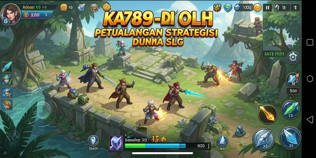 Tampilan gameplay SLG yang seru dan strategis di KA789.