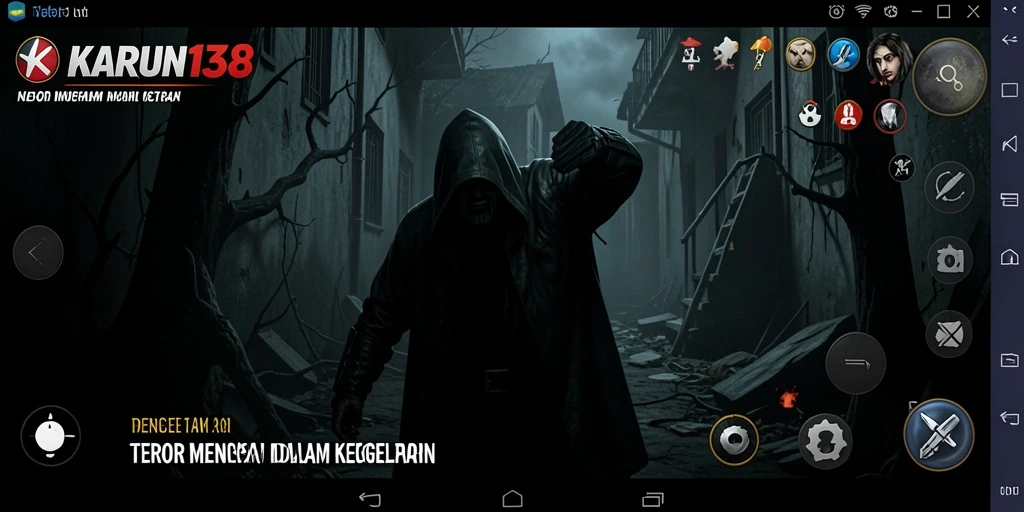 Tangkapan layar gameplay HOROR yang menampilkan suasana mencekam.