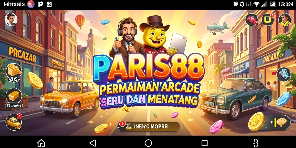 Tampilan gameplay seru dan menantang di PARIS88.