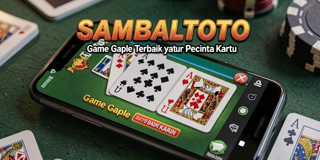 Tampilan gameplay seru dalam SAMBALTOTO yang menggugah semangat bermain Gaple.