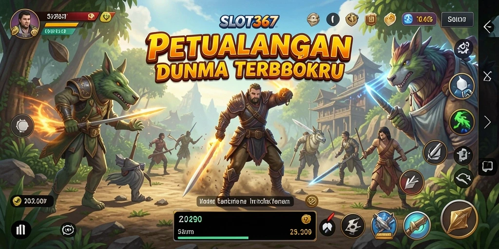 Screenshot menampilkan petualangan mendebarkan dalam dunia terbuka.