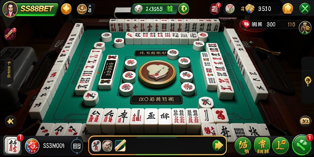 Tangkapan layar menunjukkan gameplay seru dari permainan Mahjong SS88BET.