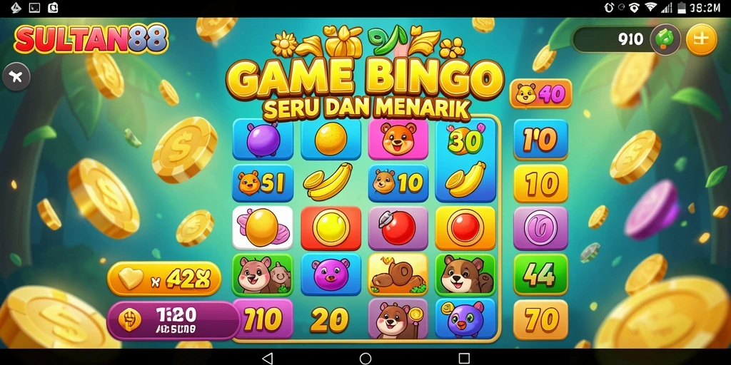 Screenshot gameplay SULTAN88 menampilkan keseruan bermain Bingo.
